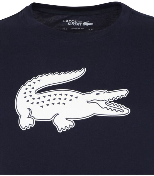 Lacoste Sport T-Shirt Jersey Donkerblauw