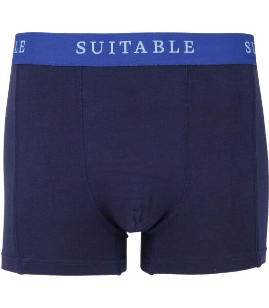 Suitable Boxer-shorts Lot de 2 bambou Bleu Marine