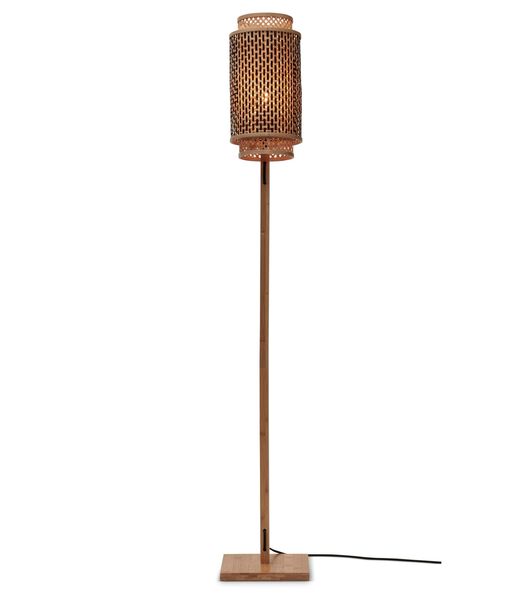 Vloerlamp Bhutan - Bamboe/Zwart - 20x20x145cm