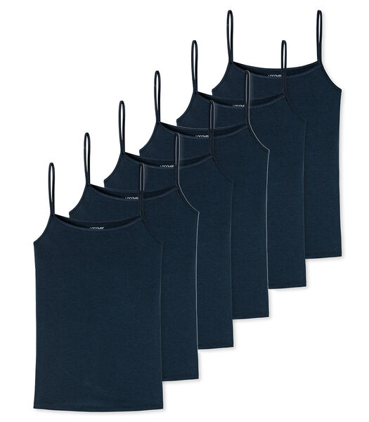 Basic lot de 6 - Maillot de corps  / spaghetti top