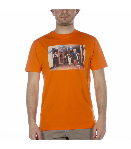 T-Shirt Sundek Printed Arancio
