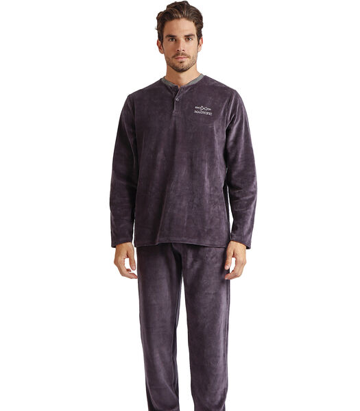 Fluwelen pyjama broek en top Home