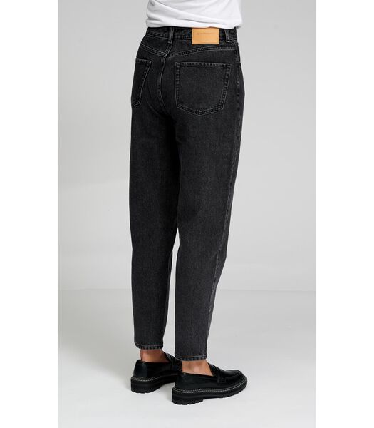 Les jeans mom originaux Performance - Denim noir délavé